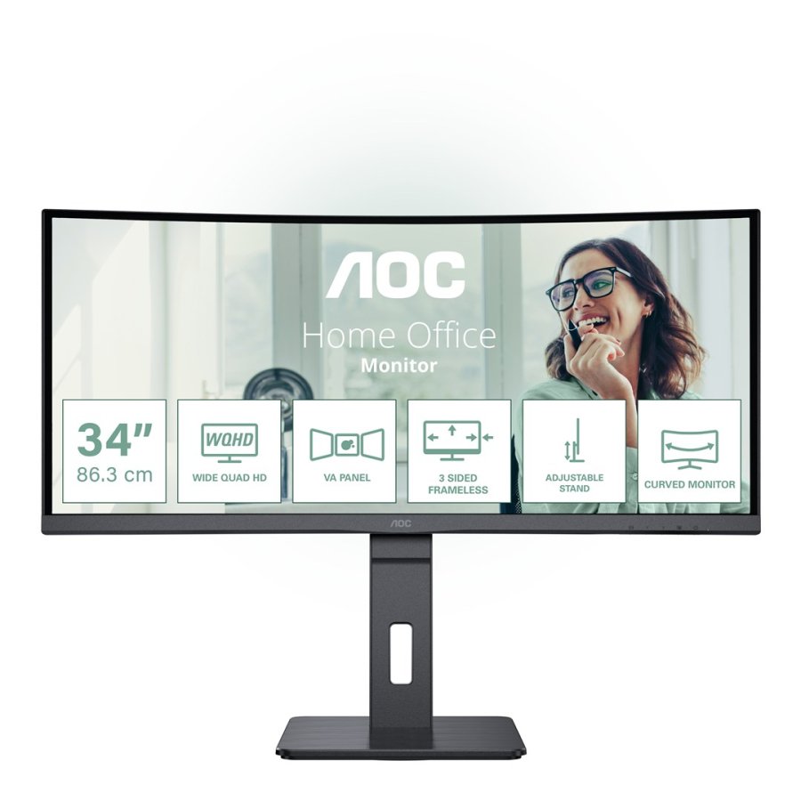 AOC CU34P3CV computerskrm 86,4 cm (34