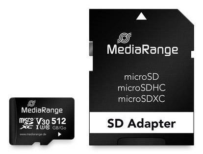 MediaRange MR947 hukommelseskort 512 GB MicroSDXC UHS-I Klasse 10 #1