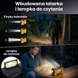 Extralink RADIO AWARYJNE SOLARNE Z KORBKA DYNAMO POWERBANK 4000MAH Z LATARKA SOS SR-4000 B�rbar Analog Sort, Orange #43