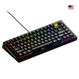 Glorious Gaming GMMK 3 HE 75% Prebuilt tastatur Spil USB QWERTY US engelsk Sort #1