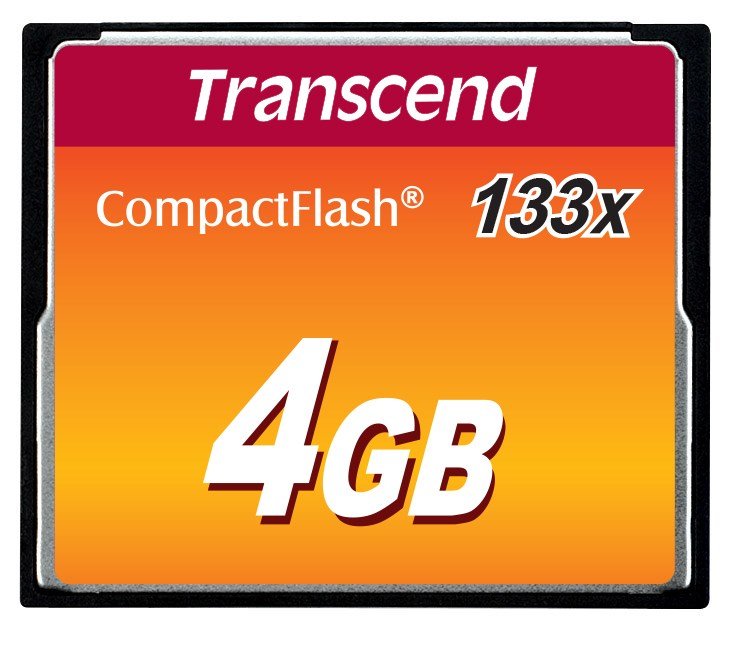 Transcend TS4GCF133 hukommelseskort 4 GB CompactFlash MLC #1