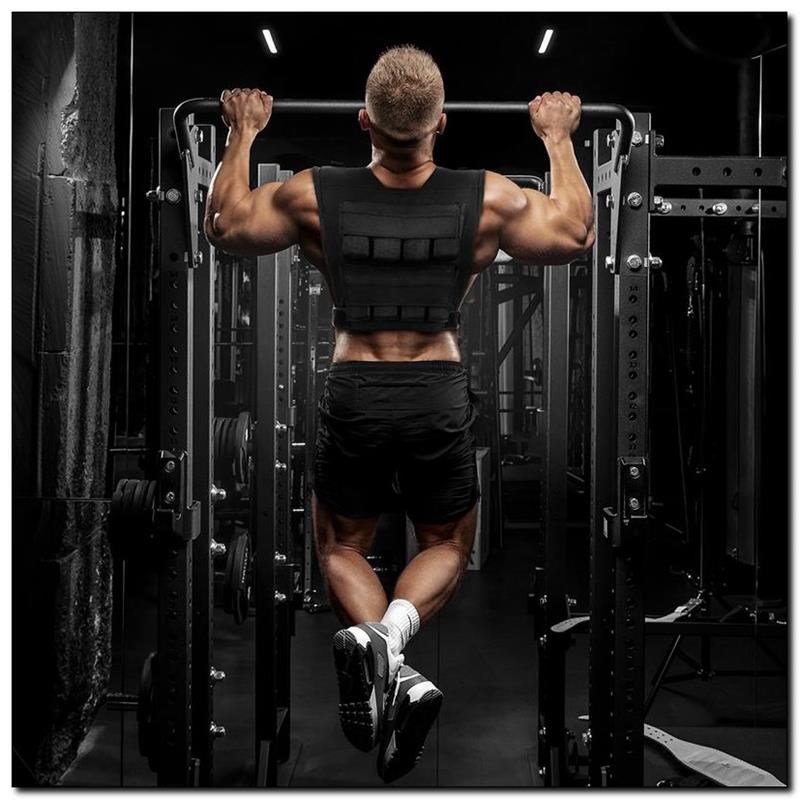HMS Fitness KTO16 vgtvest Stl Sort #31