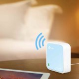 TP-Link TL-WR802N tr�dl�s router Hurtigt ethernet Enkelt band (2,4 GHz) Bl�, Hvid #7