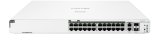 HPE Aruba Networking Networking Instant On Switch 20p Gigabit CL4 4p Gigabit CL6 PoE 2p 10GBT 2p SFP+ 370W 1960 Administreret L2+ Gigabit Ethernet (10/100/1000) Str�m over Ethernet (PoE) 1U Hvid #1