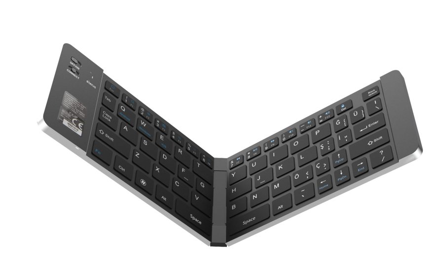 Inca IBK-579BT tastatur Hjem Bluetooth Metallic, S�lv #3