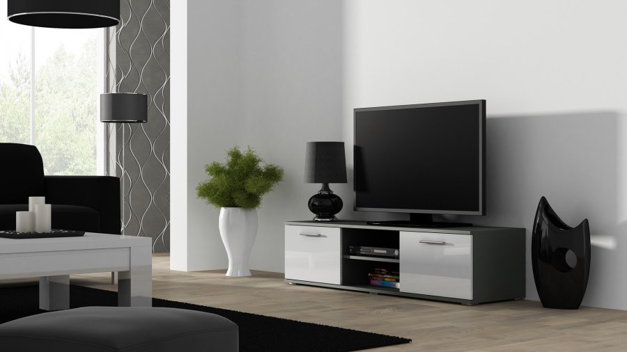 Cama SOHORTV140SZ/BI TV stativ & underholdningscenter 1 hylder #1