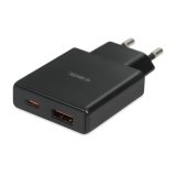 iBOX C-43 Slim GaN PD30W netoplader, sort #1