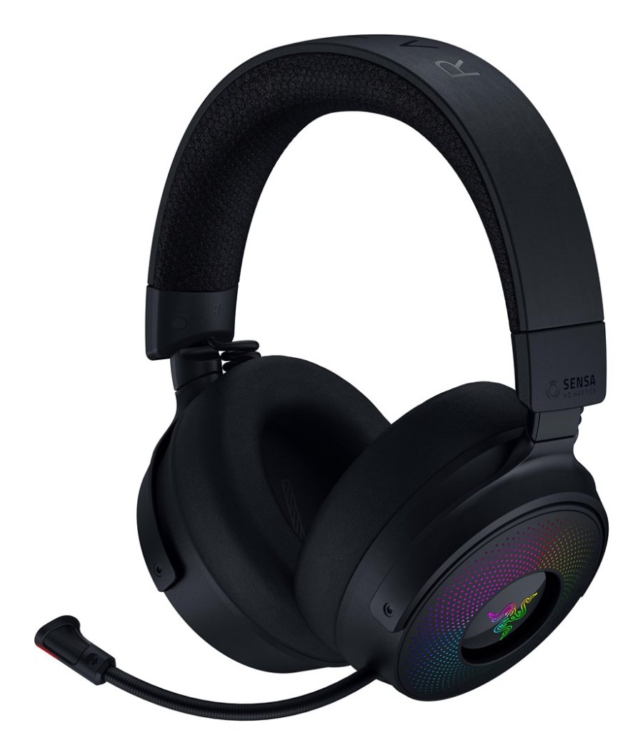 Razer Kraken V4 Pro Headset Kabel & trdls Spil USB Type-A Bluetooth Sort #1
