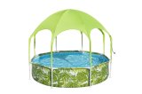 Bestway 56432 / 23 swimmingpool til over jorden Indrammet pool Rund 1688 L Bl�, Gr�n, Hvid #2