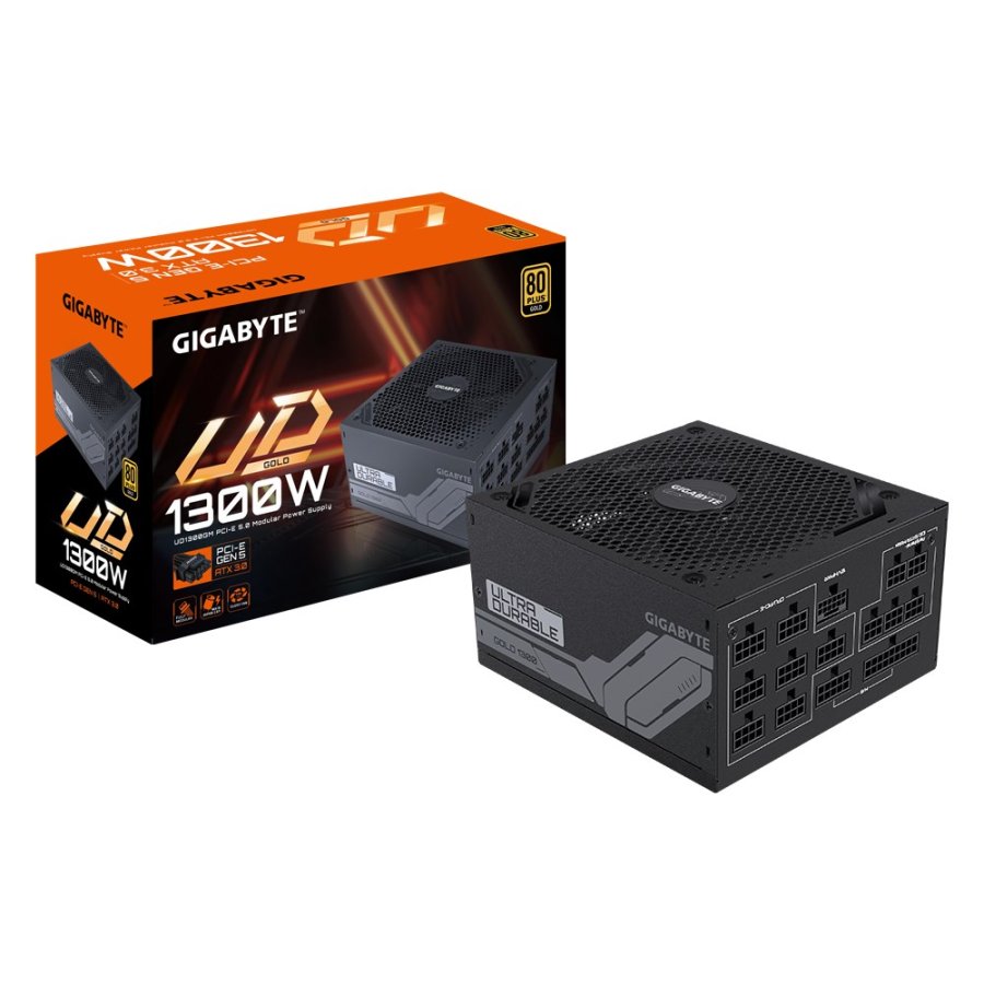 GIGABYTE UD1300GM PG5 enhed til str�mforsyning 1300 W 20+4 pin ATX ATX Sort #13