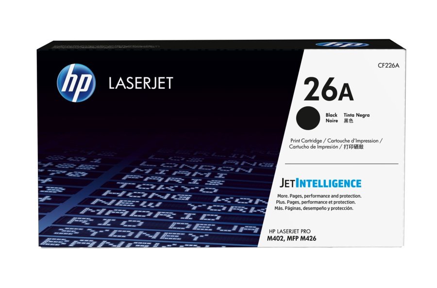 HP Original 26A LaserJet-tonerpatron, sort #1