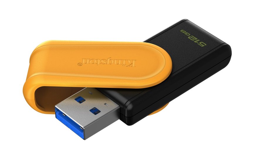Kingston Technology DataTraveler 512 GB Portable USB 3.2 Gen 1 Exodia S (sort/gul) #4