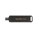 Flashdrive PATRIOT Rage R550 256GB 100 MB/S USB A+C Drejeligt design (PE256GR550DSAD) Sort #3