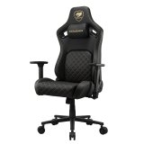 COUGAR CGR-DFL-GLB PC gamingstol Polstret vatteret s�de Sort, Guld #16