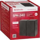 Defender SPK-240 hjttaler Sort Ledningsfrt 6 W #7