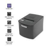 Qoltec 50256 Kvitteringsprinter | voucher | termisk | USB #5
