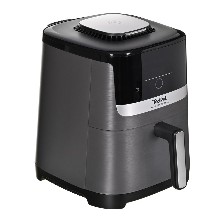 Tefal Easy Fry Silence EY551HE0 frituregryde Enkelt 5 L Enkeltstende Varmluftsteger Sort, Gr, Rustfrit stl #1