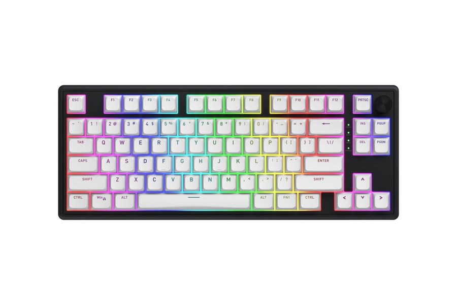 HATOR Skyfall 80 MAG ULTRA 8K tastatur Spil USB QWERTY US engelsk Sort, Hvid #1