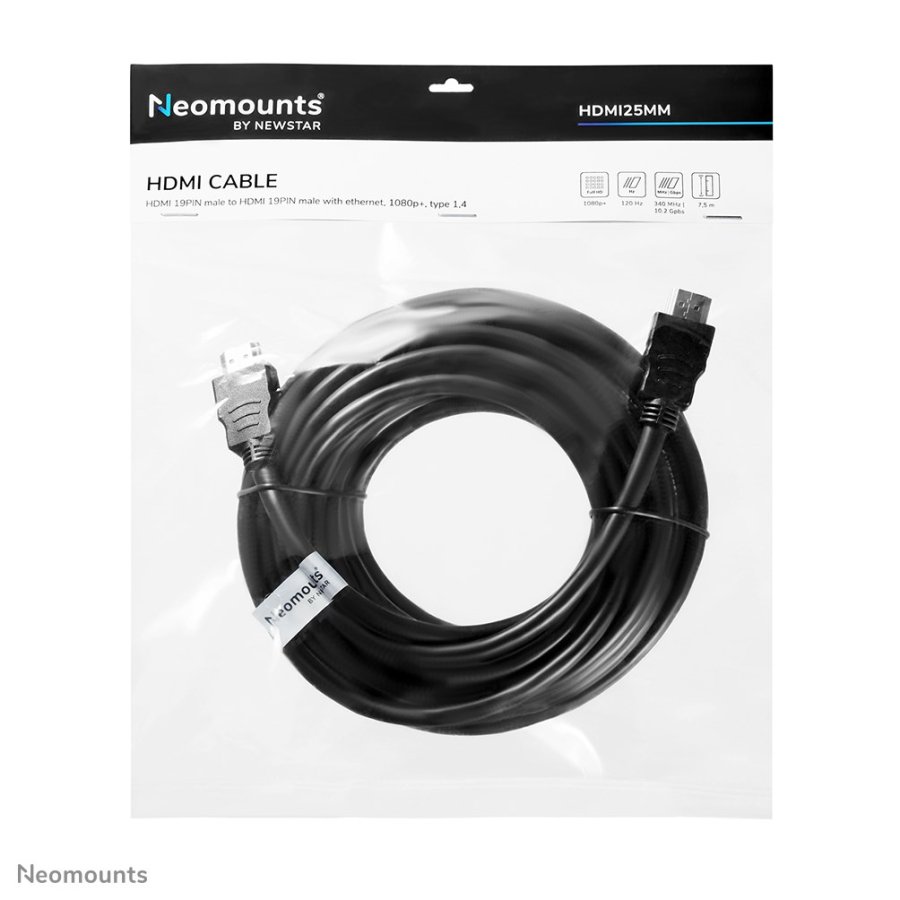 Neomounts HDMI25MM HDMI-kabel 7,5 m Sort #5