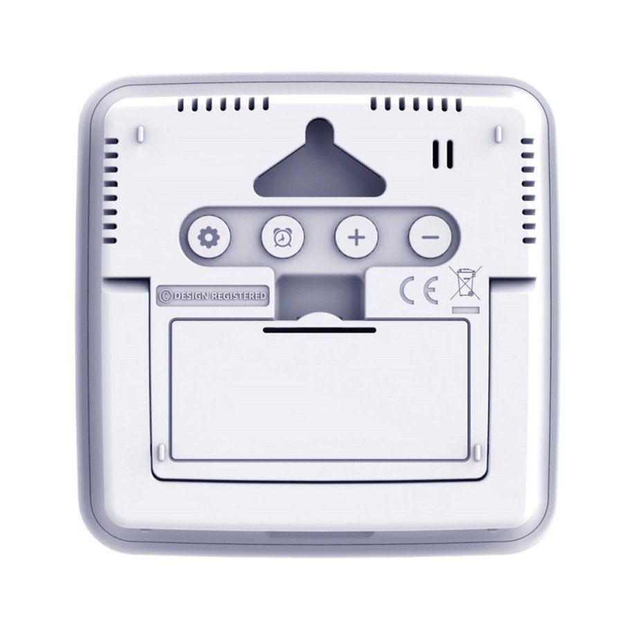 Tr�dl�s vejrstation GreenBlue, temperatur + fugtighed IN/OUT, ur + alarm + dato, valg mellem �C / �F, r�kkevidde op til 60 m, GB169 #6