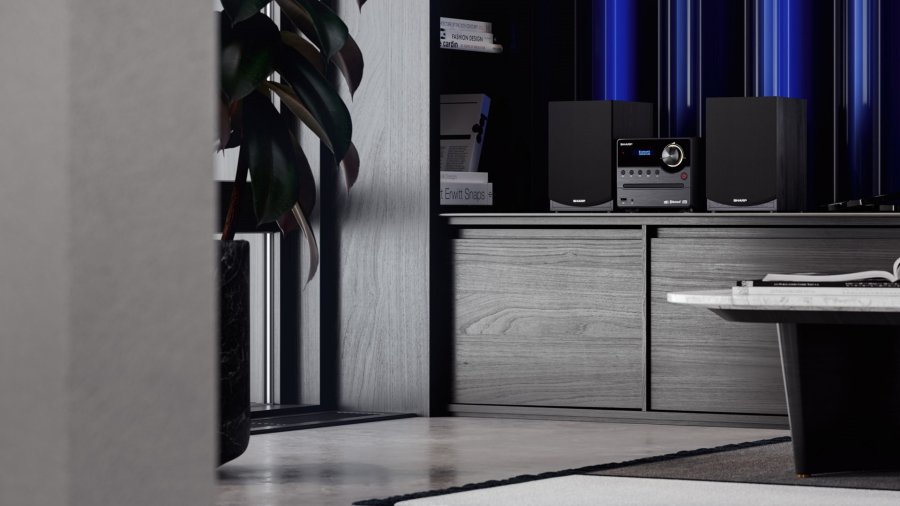 Sharp XL-B517D Home audio micro system 45 W Sort #10