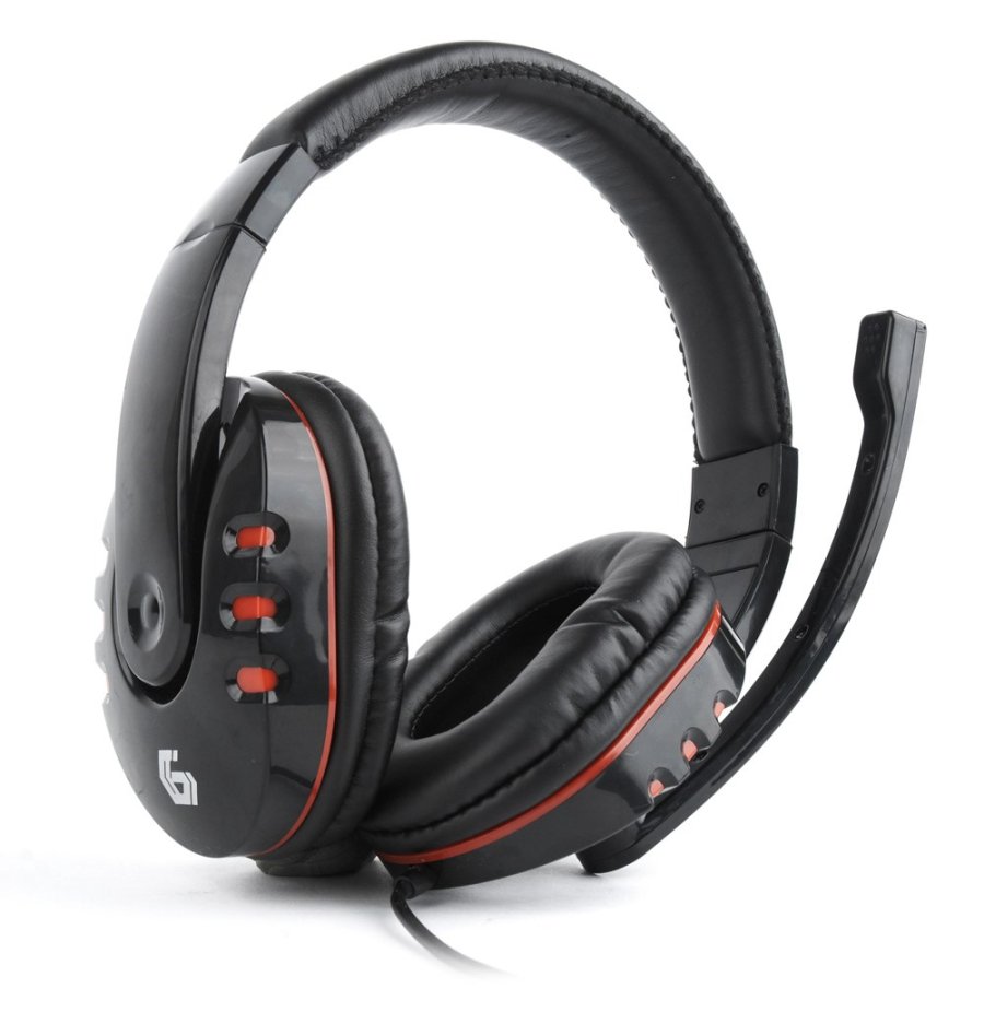 Gembird GHS-402 hovedtelefoner/headset Ledningsfrt Spil Sort #1