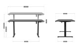 Elektrisk skrivebord MA-Leader 7.6 Sort #5
