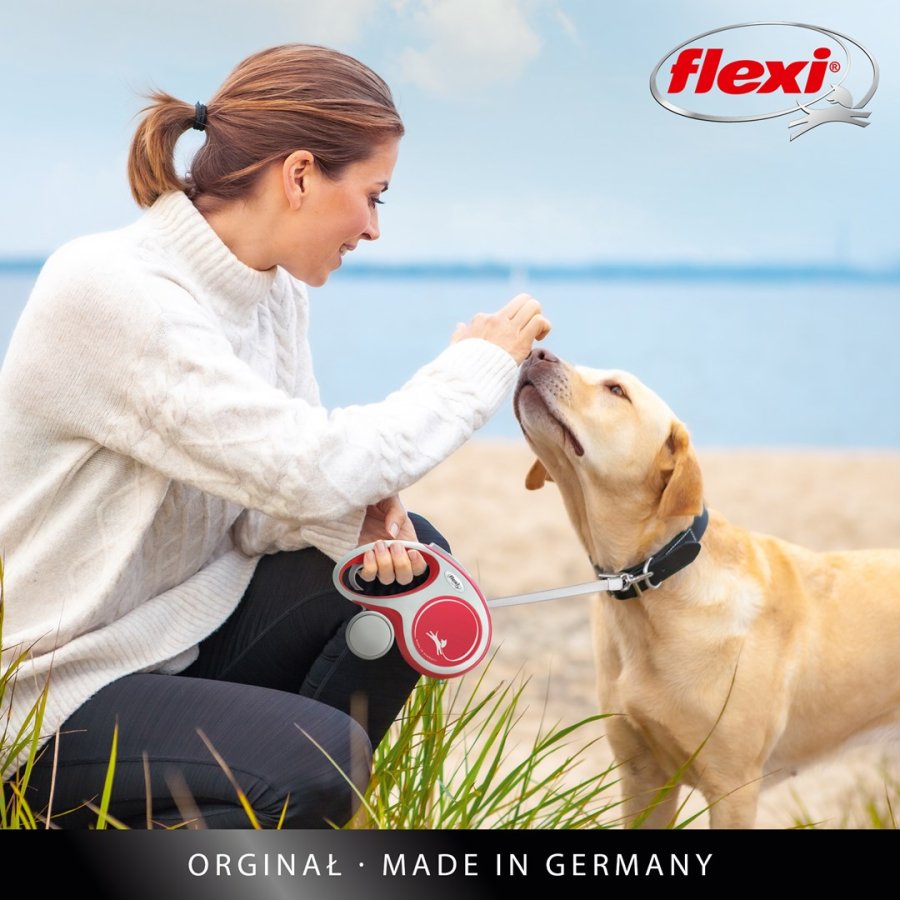 Flexi New COMFORT 8 m Sort, Gr Hund Fleksibel hundesnor #6