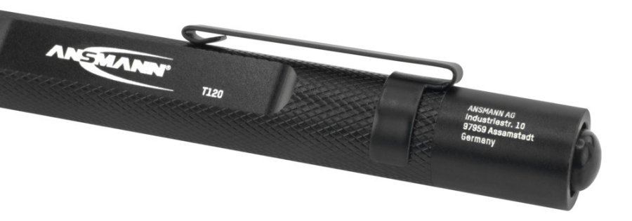 Ansmann Future T120 Sort Kuglepenslommelygte LED #4