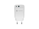 NATEC RIBERA GAN OPLADER 1X USB-A + 1X USB-C 30W HVID #6