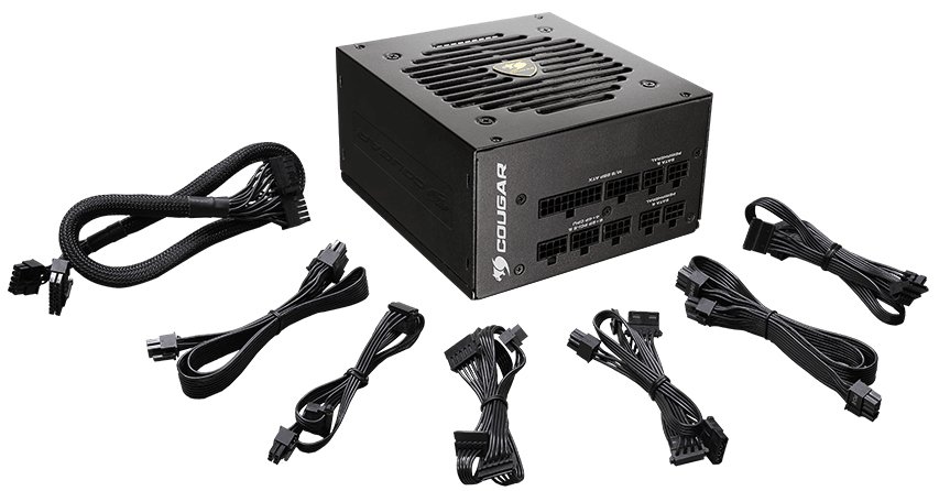 COUGAR GEX850 enhed til str�mforsyning 850 W 20+4 pin ATX ATX Sort #10