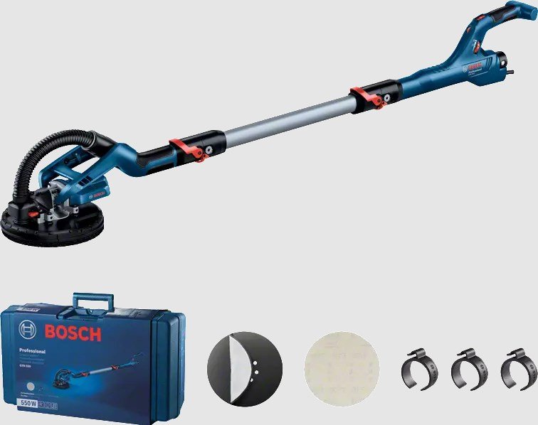 Bosch 500 Series GTR 550 Gipsslibemaskine 910 rpm Sort, Bl, Hvid 500 W #1
