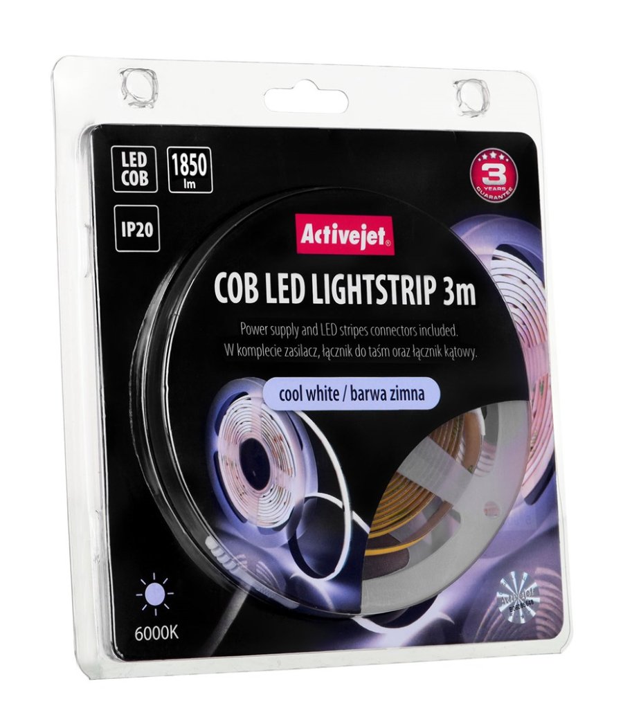 Activejet AJE-COB 3m zim Universal stribelys Indendrs #6