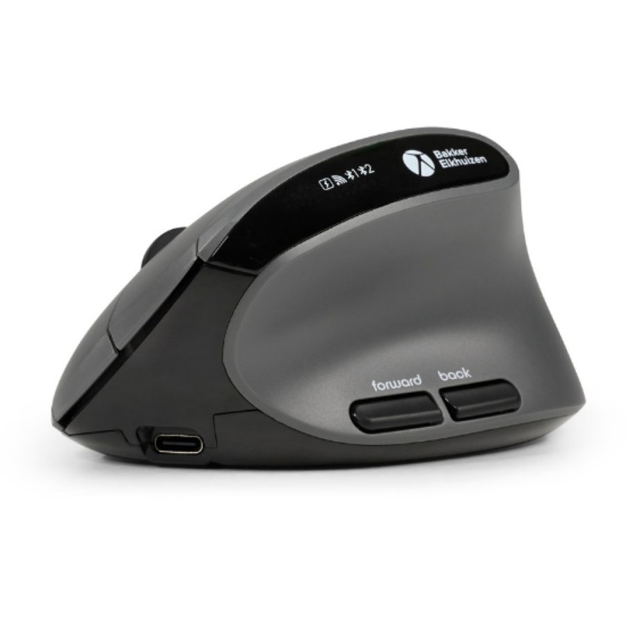 BakkerElkhuizen MidWay mus Kontor H�jre h�nd RF Wireless + Bluetooth + USB Type-C Optisk 2400 dpi #4