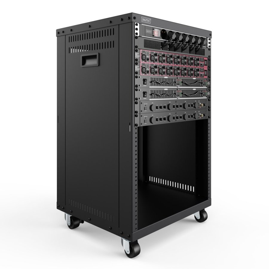 Digitus DN-48001 stativ 16U Fritst�ende reol Sort #3