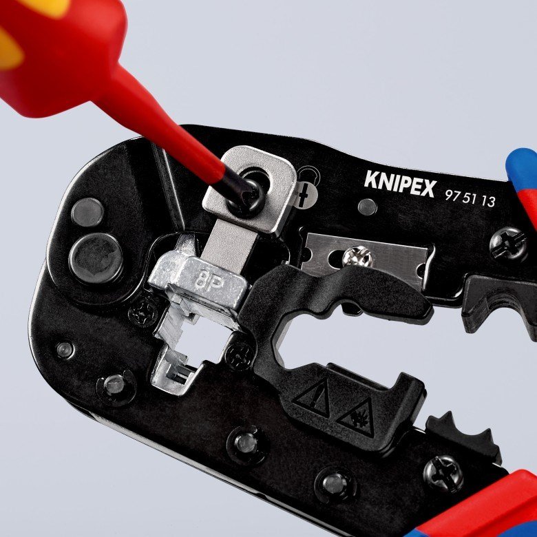 KNIPEX Crimping Pliers for RJ45 Western Plugs #14