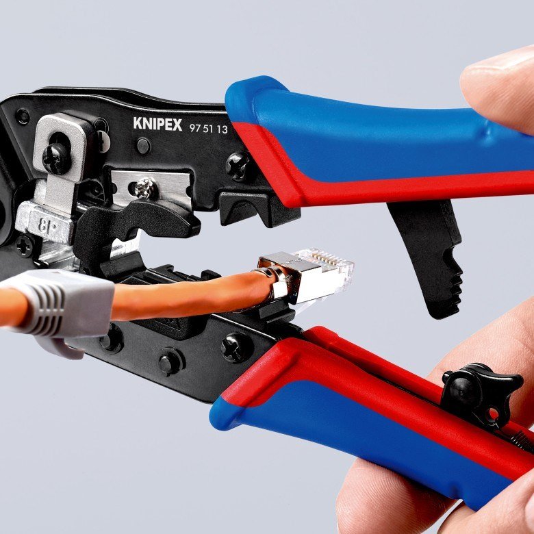 KNIPEX Crimping Pliers for RJ45 Western Plugs #12