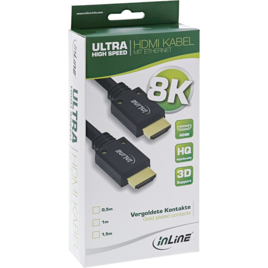 InLine 17903P HDMI-kabel 3 m HDMI Type A (Standard) Sort #3