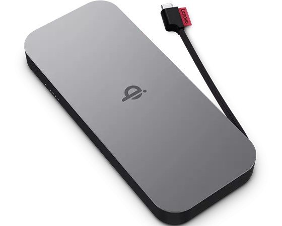 Lenovo 40ALLG1WWW powerbank Lithium-Ion (Li-Ion) 10000 mAh Tr�dl�s opladning Sort #1