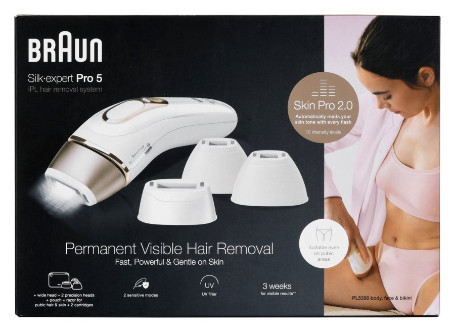 Braun Silk-expert Pro PL5356 Intenst pulserende lys (IPL) Guld, Hvid #37