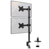 Maclean MC-967 Dobbelt lodret skrmholder til skrivebord max VESA 100x100, 13-27
