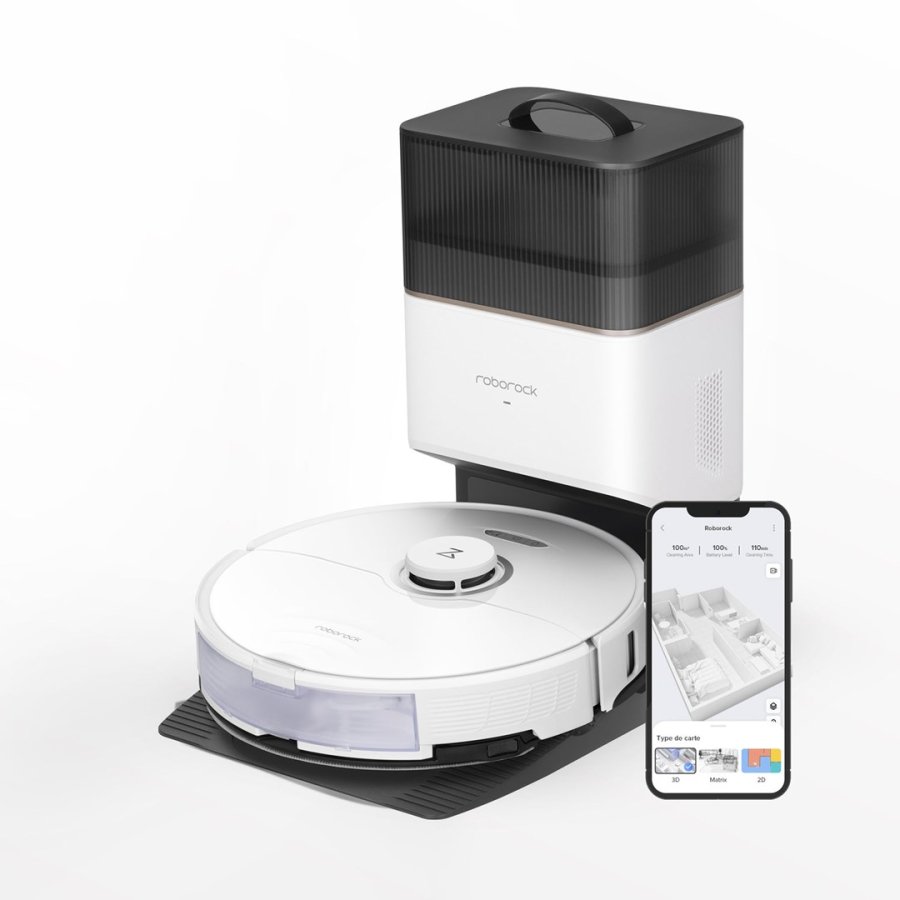Roborock S8+ robotstvsuger 2,85 L Kombi Hvid #1