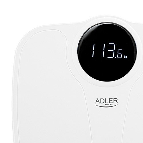 Adler AD 8172W badevgt Rektandel Hvid Elektronisk personlig vgt #5