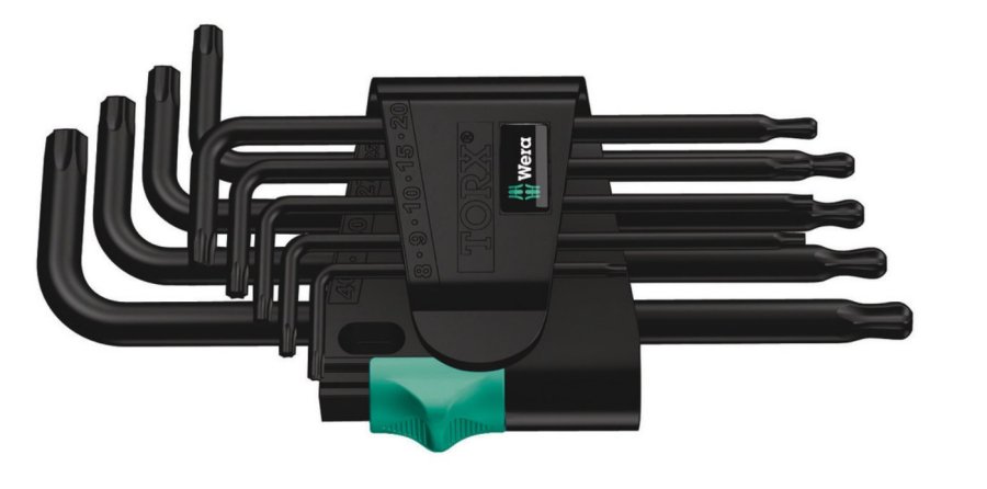 Wera 967/9 TX 1 L-Key Set BlackLaser #1