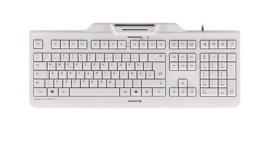 CHERRY KC 1000 SC tastatur Kontor USB QWERTZ Tysk Gr� #1