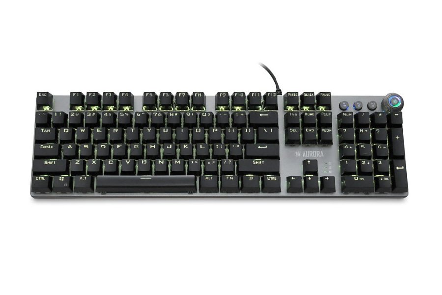 iBox Aurora K-4 USB QWERTY-tastatur sort #18