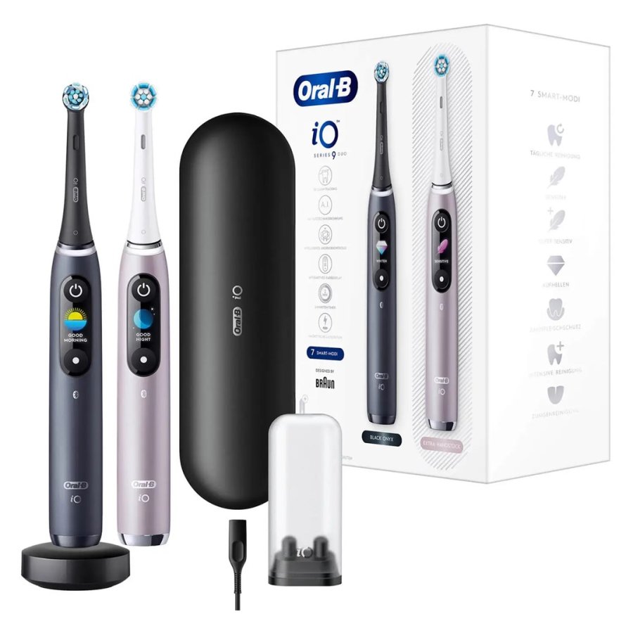 Oral-B iO Series 9 Sort og Rose brstest #7
