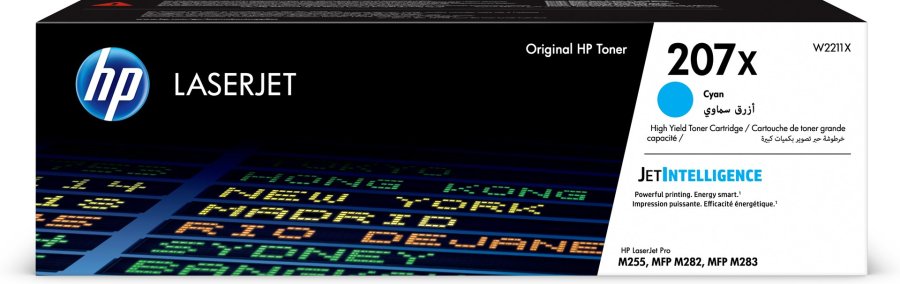 HP 207X Original LaserJet-tonerpatron, cyan med hj kapacitet #1
