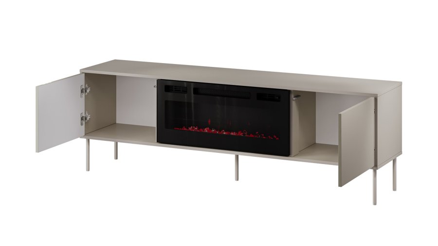 Cama RTV-skab EF + pejs sort TRESSE 180x40x54.5 kashmir mat #2