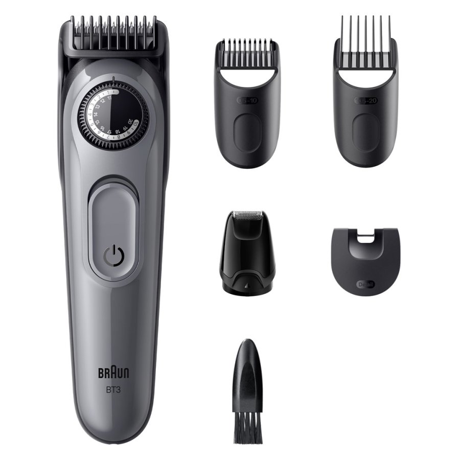 Braun BeardTrimmer 3 80789789 skg trimmer Vekselstrm/batteri 20 2 cm Sort #3
